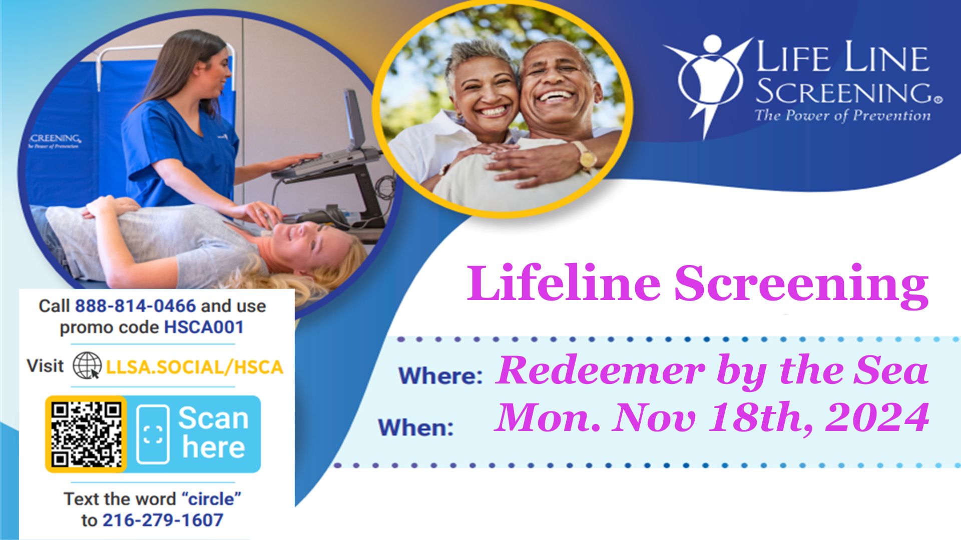 Is Lifeline Screening A Good Idea Announcements - REDEEMER BY THE SEA